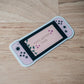 Cozy Gamer Club Sticker – Cute Nintendo Switch Aesthetic"