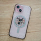 Floral Corgi Sticker