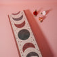 Celestial Moon Phase Bookmark | Witchy Bookmark | Starry Galaxy Bookmark | Lunar Phases Book Lover Gift | Astrology Stationery